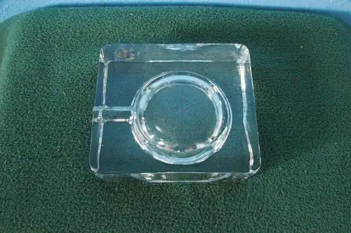 60er jahre glasascher briefbeschwerer aschenbecher ash tray glas danish modern