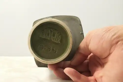 70er jahre ruscha art vase M. 94 echte handarbeit tischvase keramikvase selten
