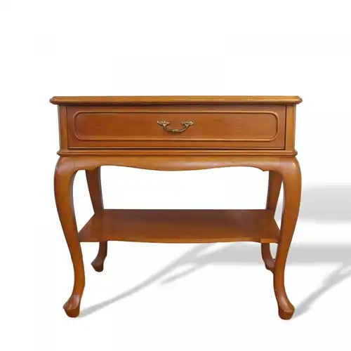 Vintage Tisch Kommode mit Schublade Nachtkommode Nachttisch 60er Jahre Ablage #1