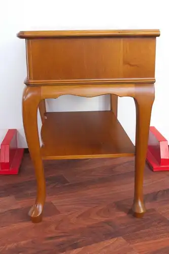 Vintage Tisch Kommode mit Schublade Nachtkommode Nachttisch 60er Jahre Ablage #1