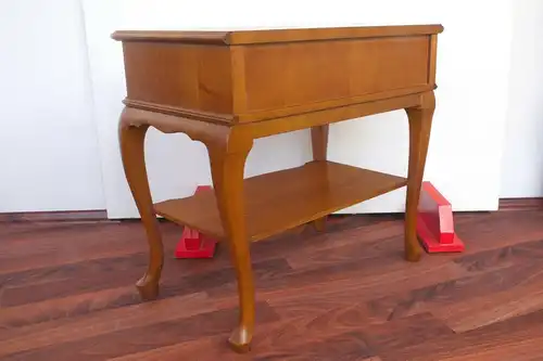 Vintage Tisch Kommode mit Schublade Nachtkommode Nachttisch 60er Jahre Ablage #1