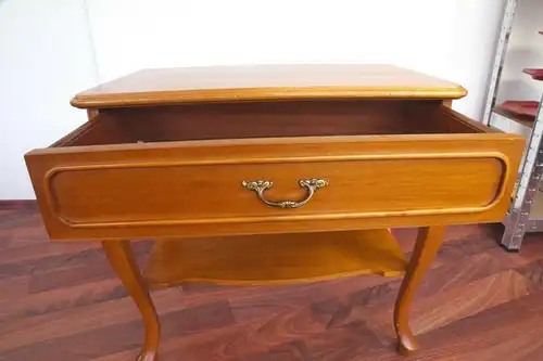 Vintage Tisch Kommode mit Schublade Nachtkommode Nachttisch 60er Jahre Ablage #1