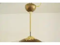 Schlafzimmerlampe hängelampe mit quaste rund mit dekor vintage lampe 50er jahre