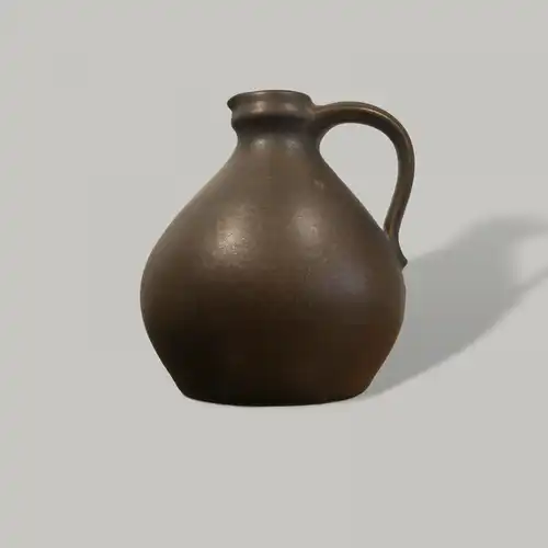 Midcentury keramikvase vase braune keramik 203/15 handarbeit JLK danish 60er