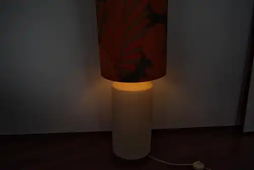 XL Bodenlampe Stehlampe Leuchte Pop Art Ära Rot & Orange 2x E27 60er 70er Jahre