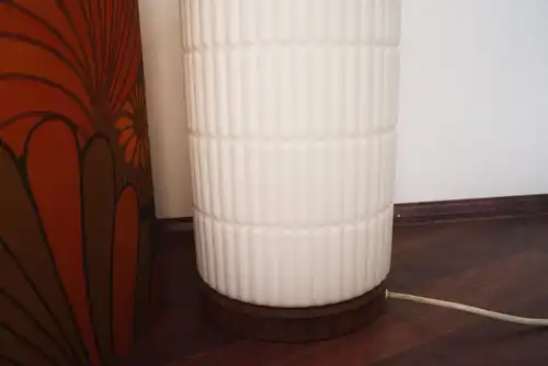 XL Bodenlampe Stehlampe Leuchte Pop Art Ära Rot & Orange 2x E27 60er 70er Jahre