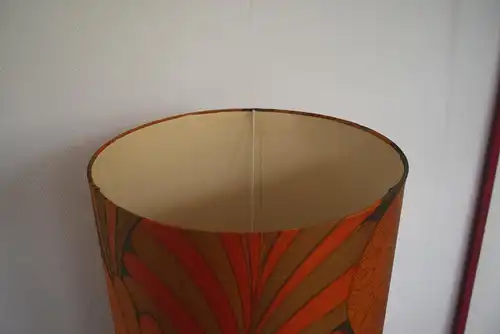 XL Bodenlampe Stehlampe Leuchte Pop Art Ära Rot & Orange 2x E27 60er 70er Jahre