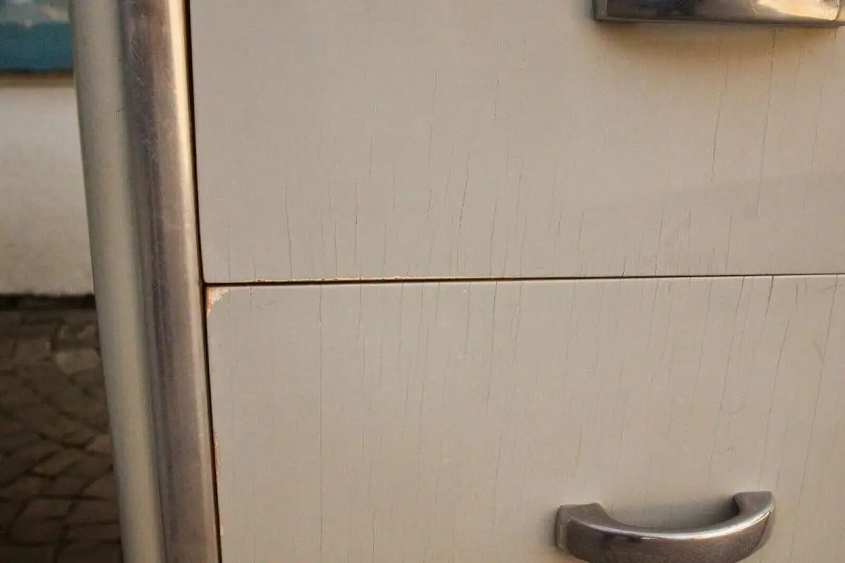 ADMI Schreibtisch Arzttisch BAUHAUS im Stil von Mauser Grau Linoleum 50er Jahre 9