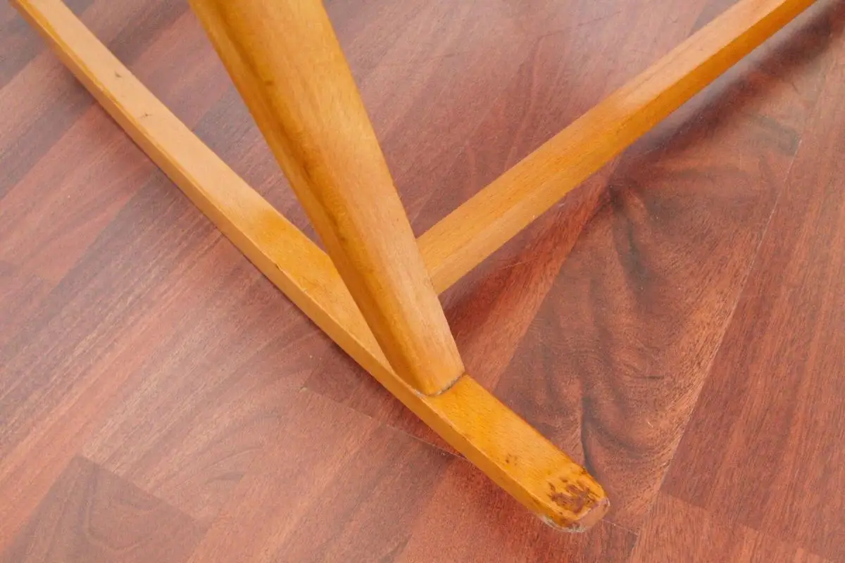 Mid Century Schaukelstuhl mit Peddigrohr von Deutsche Werkstätten Hellerau, Mode 5