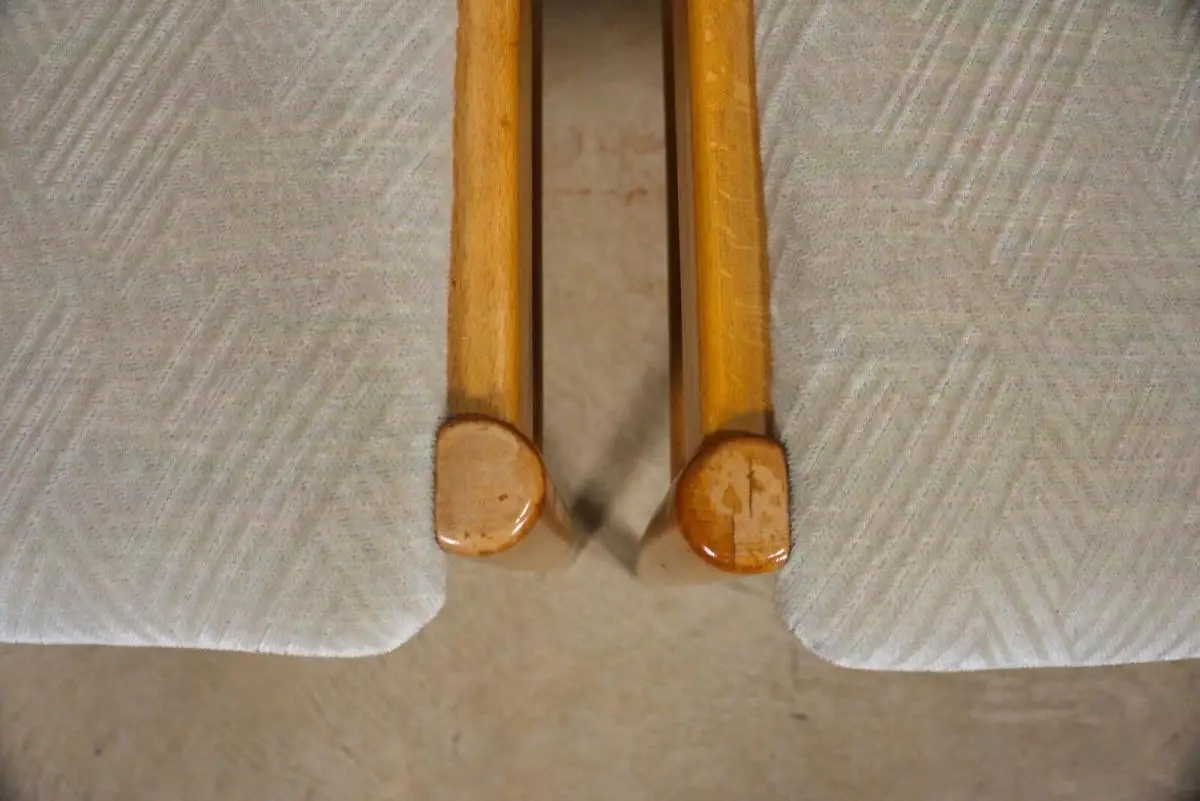 4 Eiche Natur Esszimmerstuhl Vintage Stuhl Skandinavien Danish Design 60er Jahre 4