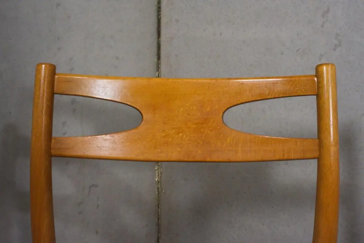 4 Eiche Natur Esszimmerstuhl Vintage Stuhl Skandinavien Danish Design 60er Jahre 6