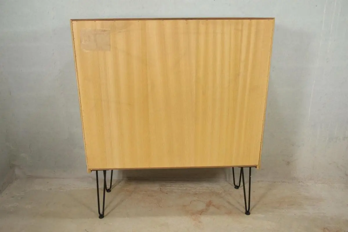 Mid Century Bücherregal Vitrine Sideboard G. Satink für WK Möbel, Nussbaum 60er 5