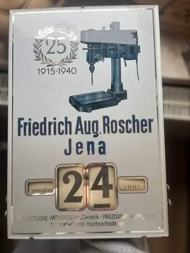 Wand-Dauerkalender 1915-1940 Jena