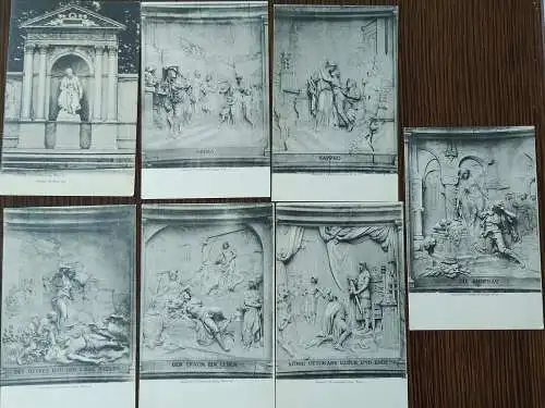 [Echtfotokarte schwarz/weiß] Kartenrückseite:
Correspondenz-Karte
An. 