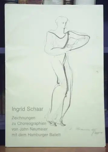 Schaar, Ingrid: Zeichnungen zu Choreographien von John Neumeier mit dem Hamburger Ballett. Signierte Mappe mit 14 (von 16) signierten Blätter.