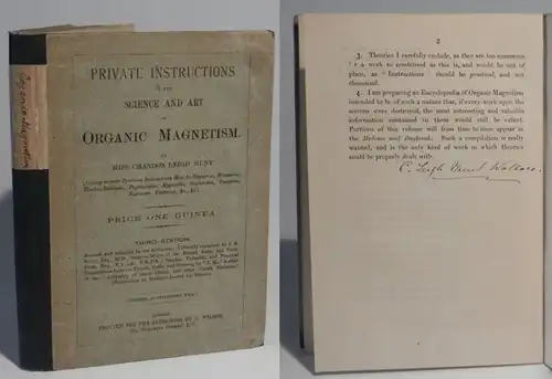 Hunt Wallace, Chandos Leigh: Private Instructions in the Science and Art of Organic Magnetism. Third Edition.