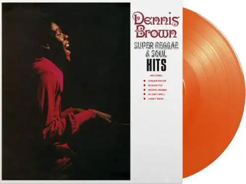 Dennis Brown: Super Reggae & Soul Hits (180g) (Limited Numbered Edition) (Orange Vinyl) LP Neu