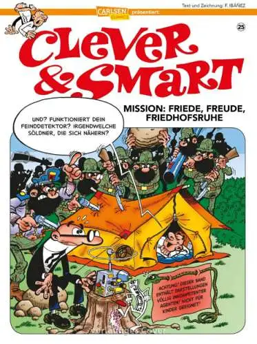 Francisco Ibáñez: Clever und Smart 25: Mission: Friede, Freude, Friedhofsruhe Comic Buch Neu