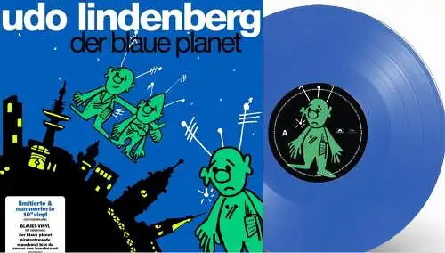 Udo Lindenberg: Der blaue Planet (Limitierte & handnummerierte Edition) (Blaues Vinyl) Single 10" Neu