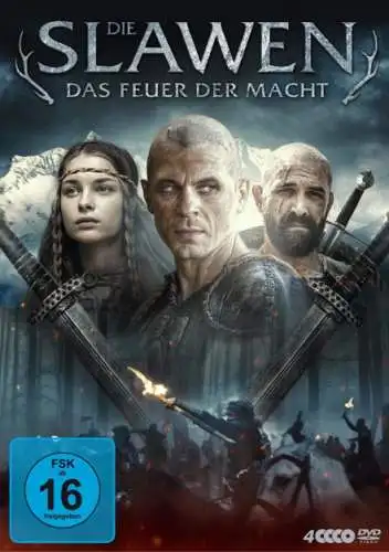Die Slawen - Das Feuer Der Macht 4 DVDs Neu
