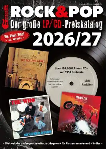 Martin Reichold: Der große Rock & Pop LP/CD Preiskatalog 2026/27 Heft Buch Neu