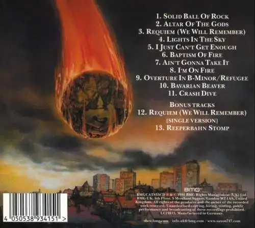 Saxon - Solid Ball of Rock CD Neu