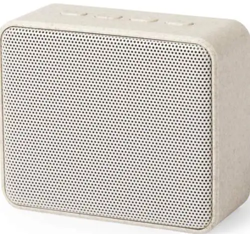 Lautsprecher kabellos Weizenstroh Gehäuse Neu