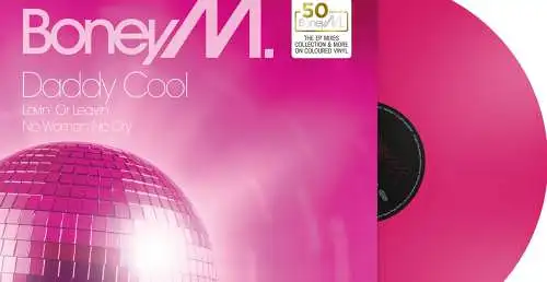 Boney M.: Daddy Cool (Pink Vinyl) Single 12" Vinyl Maxi LP Neu