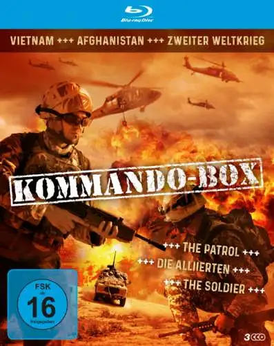Kommando-Box (3 Filme im Sammelschuber) (Blu-ray) Neu