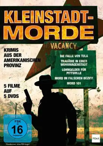 Kleinstadtmorde - 5 Krimis aus der amerikanischen Provinz auf 5 DVDs Neu