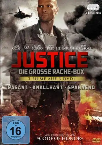 Justice - Die grosse Rache-Box 3 Filme auf 3 DVDs Neu