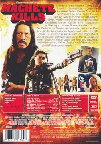 Machete Kills Uncut DVD 2014 Neu