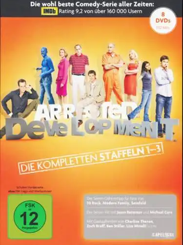 Arrested Development Staffel 1-3 auf 8 DVDs Neu