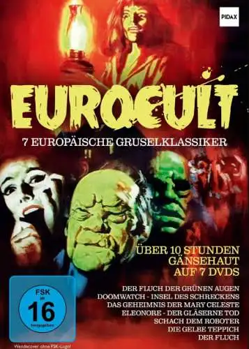 Eurocult - 7 europäische Gruselklassiker7 DVDs Neu