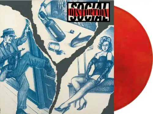 Social Distortion: Social Distortion (180g) (Limited Numbered Edition) (Translucent Red, Black & White Marbled Vinyl) LP Neu