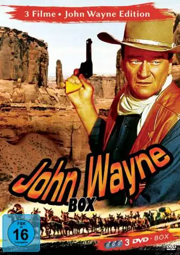 John Wayne Film-Box Western Spielfilme 3 DVDs Neu