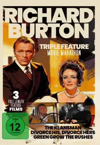 Richard Burton - Triple Feature Movie Marathon DVD 3 Filme Neu