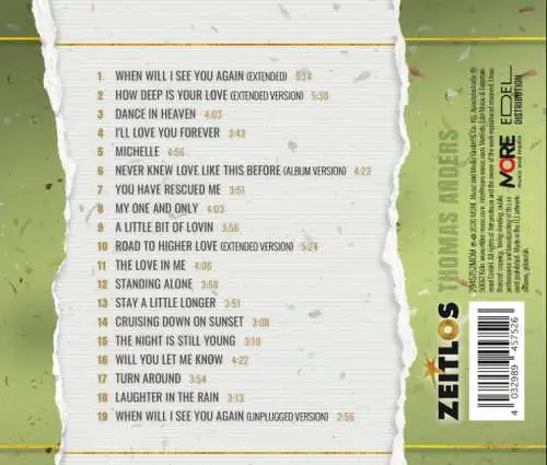 Thomas Anders - Zeitlos CD 2026 Neu