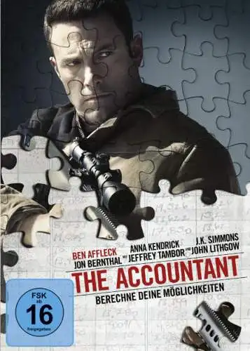 The Accountant DVD Ben Affleck Thriller Neu