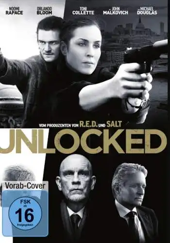 Unlocked DVD Thriller 2017 Michael Douglas Neu