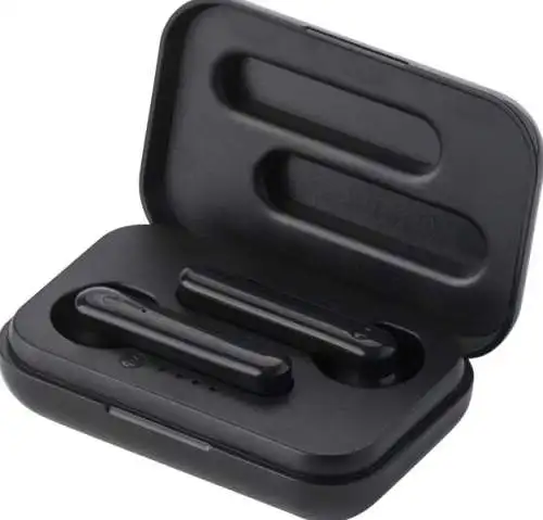 Wireless Kopfhörer mit Etui kabellos schwarz Neu