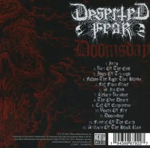 Deserted Fear - Doomsday CD Neu