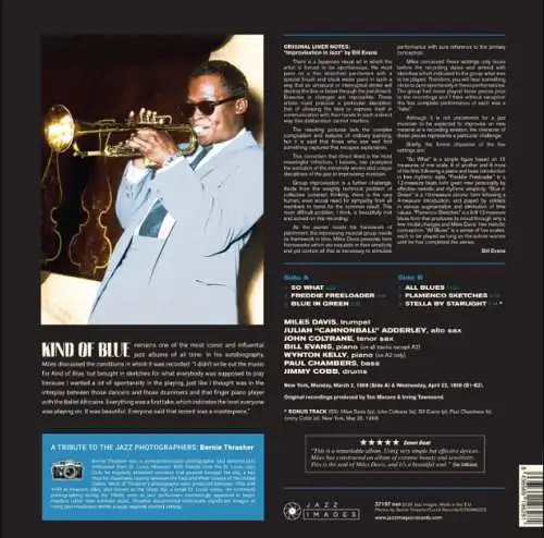 Miles Davis: Kind Of Blue (Blue Vinyl) LP Neu