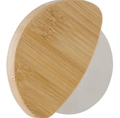 Pizzamesser aus Bambus braun Küchen-Zubehör Neu