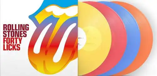 The Rolling Stones: Forty Licks (180g) (Limited Edition) (Colored Vinyl) auf 4 LPs Neu