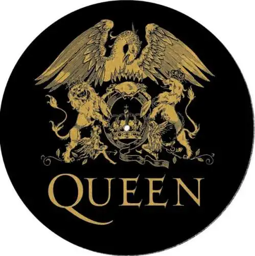 Vinyl Slipmat "Queen" LP Gummimatte Filz Auflage Record Zubehör Neu