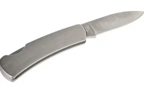 Premium Reise Taschenmesser silber 38g Camping Reise-Zubehör Outdoor Neu