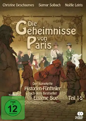 Die Geheimnisse von Paris 2 DVDs Teil 1-5 Neu