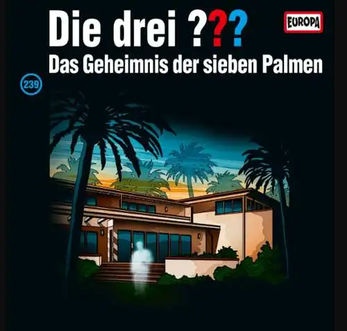 Die drei ??? (Folge 239) Das Geheimnis der sieben Palmen auf 2 LPs Musik Hörspiel Detektive Neu