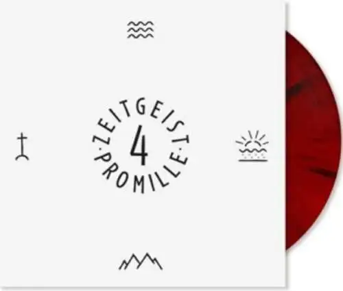 4 Promille: Zeitgeist (Rot/Weiß Marbled Vinyl) LP Neu